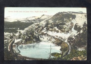 MOFFAT ROAD COLORADO JAMES PARK YANKEE DOODLE LAKE VINTAGE POSTCARD