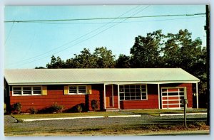 Long Island New York NY Postcard New England Homes Ranch Modern Turnpike c1960