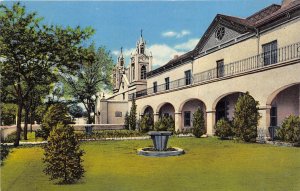 Albuquerque New Mexico 1960s Postcard Church Of San Felipe De Neri