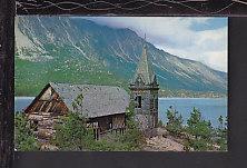 Old Log Church,Lake Bennett,BC,Canada Postcard BIN 