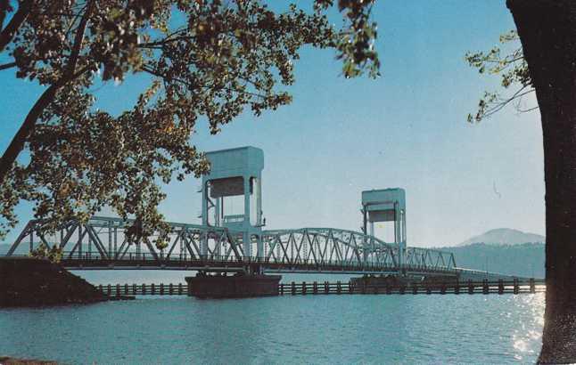 Okanagan Lake Floating Bridge - Ontario, Canada