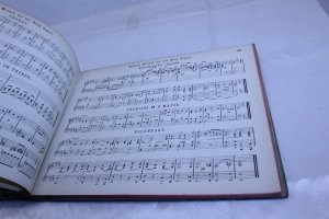 1880 Copyright Hardcover Parlor Organ Teaching Course Book