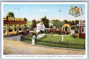 UNCLE TOMS CABINS NIAGARA FALLS ONTARIO CANADA STAMFORD CENTREFREE BATHS SHOWER!