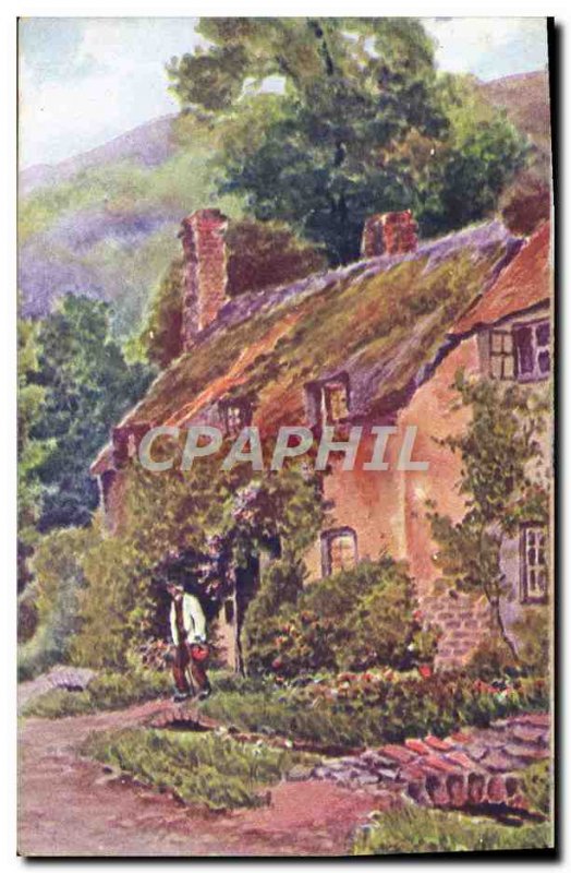 Postcard Bouchain Old house Pres Cambrai