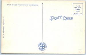 Large Letter Linen  NEW BEDFORD, MASSACHUSETTS  MA   c1940s   Postcard