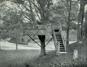 C.1900-10 The Crow's Nest Lassell Seminary Auburndale, Mass Early Postcard P19