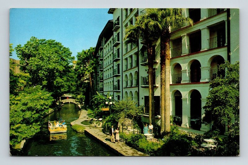 San Antonio Texas Le Mansion Del Rio Hotel Downtown Landmark Chrome Postcard 