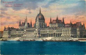 Budapest Parlament Parliament Hungary vintage postcard