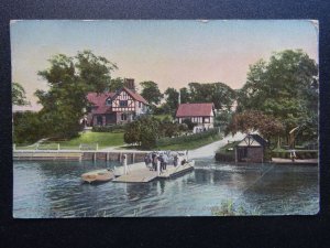 Cheshire CHESTER Eccleston Ferry c1908 Postcard by WR&S