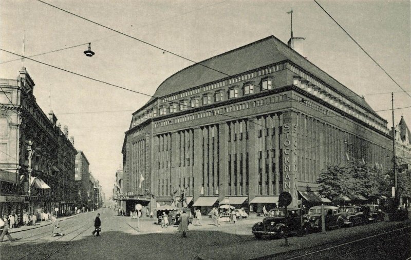 HELSINKI FINLAND~HELSINGFORS-STOCKMANN'S DEPARTMENT STORE~1930s PHOTO POSTCARD
