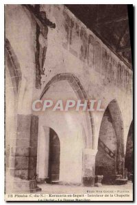 Old Postcard Plouha Kermaria in Isquit Interior Chapel