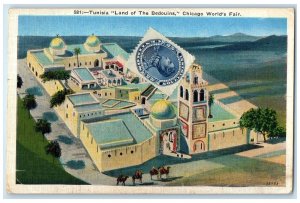 1934 Tunisia Land Of The Bedouins Chicago's World Fair Chicago Illinois Postcard