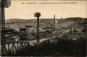 CPA LE CREUSOT - Vue partielle des Usines prise du Bois de Chanliaux (637542)