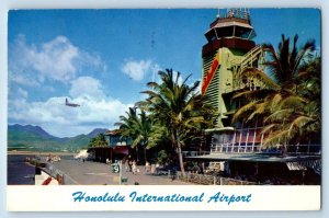 Honolulu Hawaii HI Postcard Honolulu International Airport Building 1959 Vintage