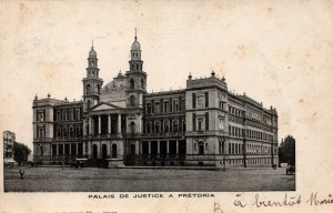 South Africa Pretoria Palace Of Justice Vintage Postcard 08.97