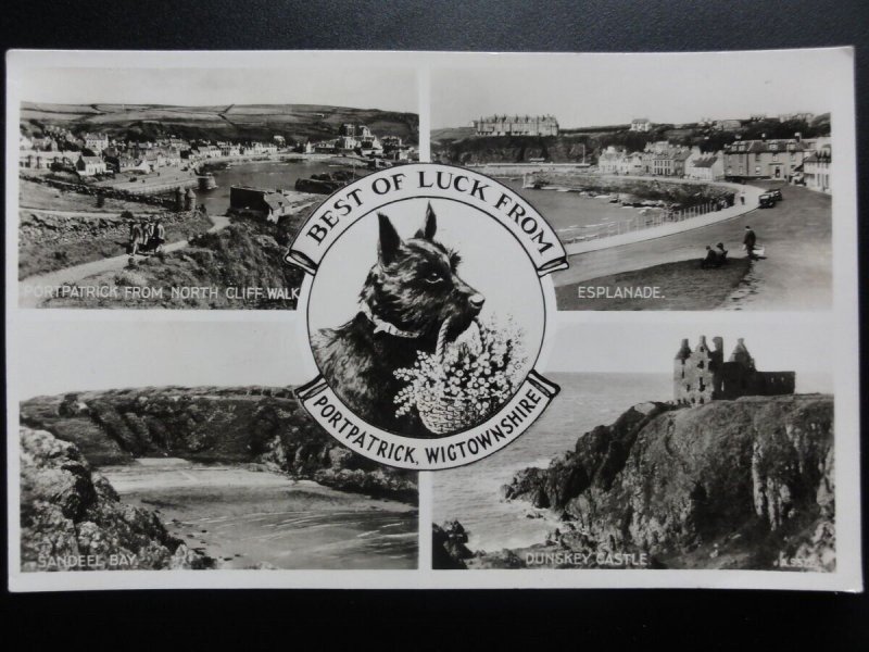 Scotland: Portpatrick, Wigtownshire, Multiview c1939 RP