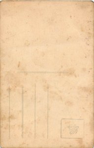 Elegant young men early photo postcard