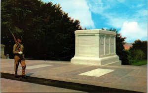 Tomb Unknown Soldiers Arlington National Cemetery VA Virginia Postcard VTG  