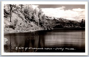 K45/ Missoula Montana RPPC Postcard 50s Flathead Lake McKay   420