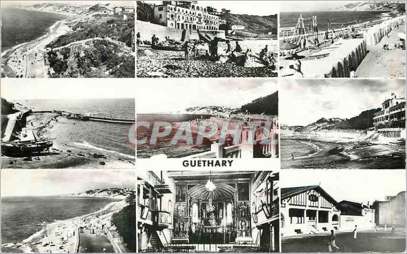 Postcard Modern Guethary Vue Generale Casino The Beach Port