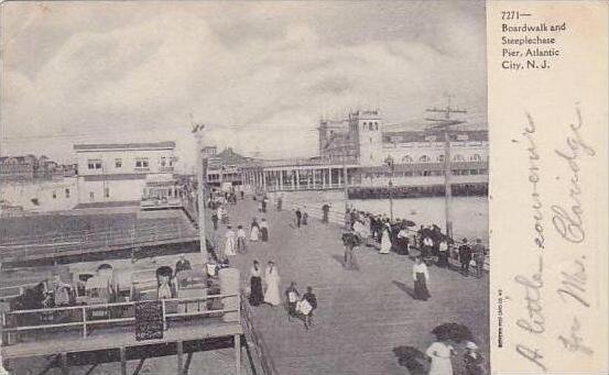 New Jersey Atlantic City Boardwalk And Steeplechase Pier