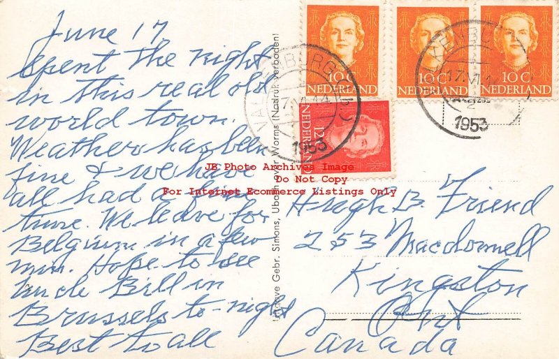 Netherlands, Valkenburg, RPPC, Monumentplein, Photo