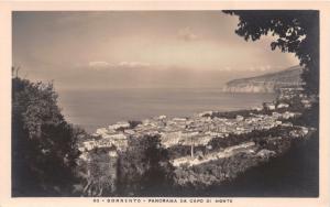 SORRENTO ITALY PANORAMA DA CAPO DI MONTE PHOTO POSTCARD