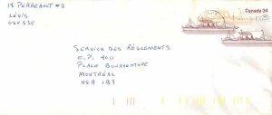 Entier Postal Stationery Postal Canadian Charter Boat Levis