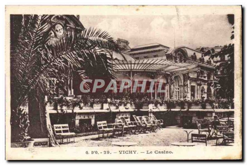 Postcard Old Vichy Casino
