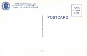 Lionel Trains Strasburg Pa. Postcard 2R5-451