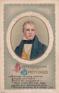 Birthday Greetings Scott Embossed Literature Series 1912