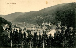 Germany - St Blasien. Aerial View