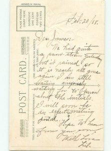 Divided-Back GEORGE WASHINGTON SCENE Patriotic Postcard AB0227