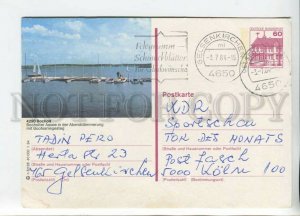 449819 GERMANY 1984 Bocholt yachts Gelsenkirchen Special cancellation stationery