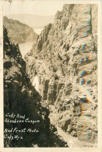 Postcard RPPC 1920s Wyoming Cody Shoshone Canyon 23-12676