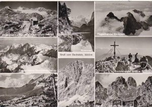 Austria Gruss vom Dachstein Multi View Real Photo