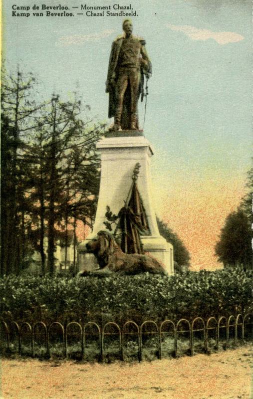 Belgium - Camp Beverloo. Monument Chazal (WWI)