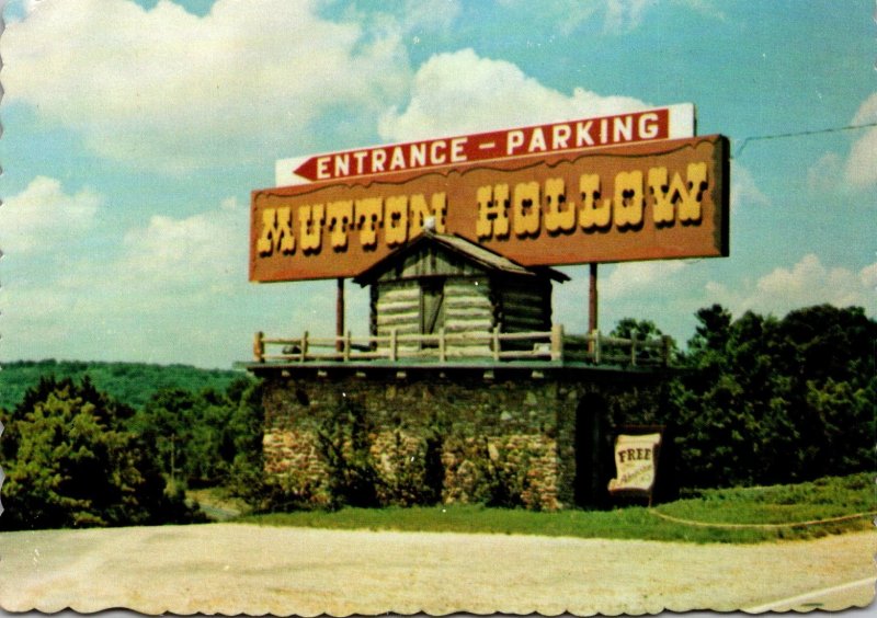 Missouri Branson Mutton Hollow Entrance Where Harold Bell Wright Wrote ...