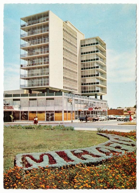 Peru Lima Miraflores Modern Building 1960s-1970s Postcard