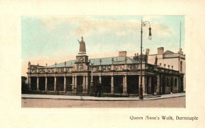 Vintage Postcard 1910's Queen Anne's Walk Barnstaple North Devon England UK