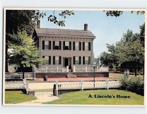 Postcard Abraham Lincoln's Home, Springfield, Illinois