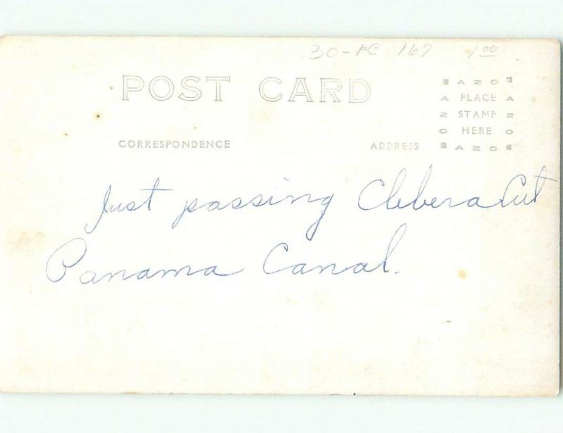 Pre-1949 rppc NICE VIEW Panama Canal Zone Panama i3876