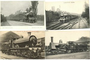 CHEMIN DE FER LOCS RAILWAY TRAINS ROYAUME-UNI 40 CPA Pre-1940 (L3389)