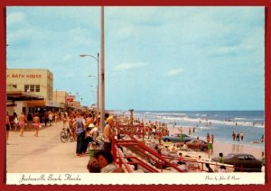 Florida,  Jacksonville Beach - Bath House - Autos - [FL-996X]