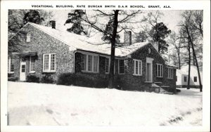 Grant Alabama AL Kate Duncan Smith DAR School Vocational Bldg Vintage Postcard