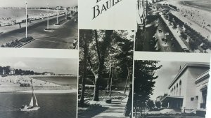 Vintage Rp Postcard La Baule France  Multiview Casino Beach promenade etc 1950s