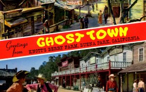 Buena Park, California - Ghost Town at Knotts Berry Farm - in 1958