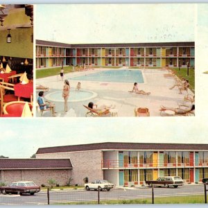 8 Oversized c1970s Summerton, SC Quality Inn Motel Advertising Postcard Vtg 1T