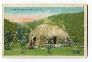 3050696 US HAWAII hawaiian grass hut Honolulu Vintage