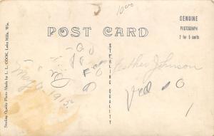 Jackson Minnesota~City Park~Lovers Lane~Path Through Trees~1915 RPPC